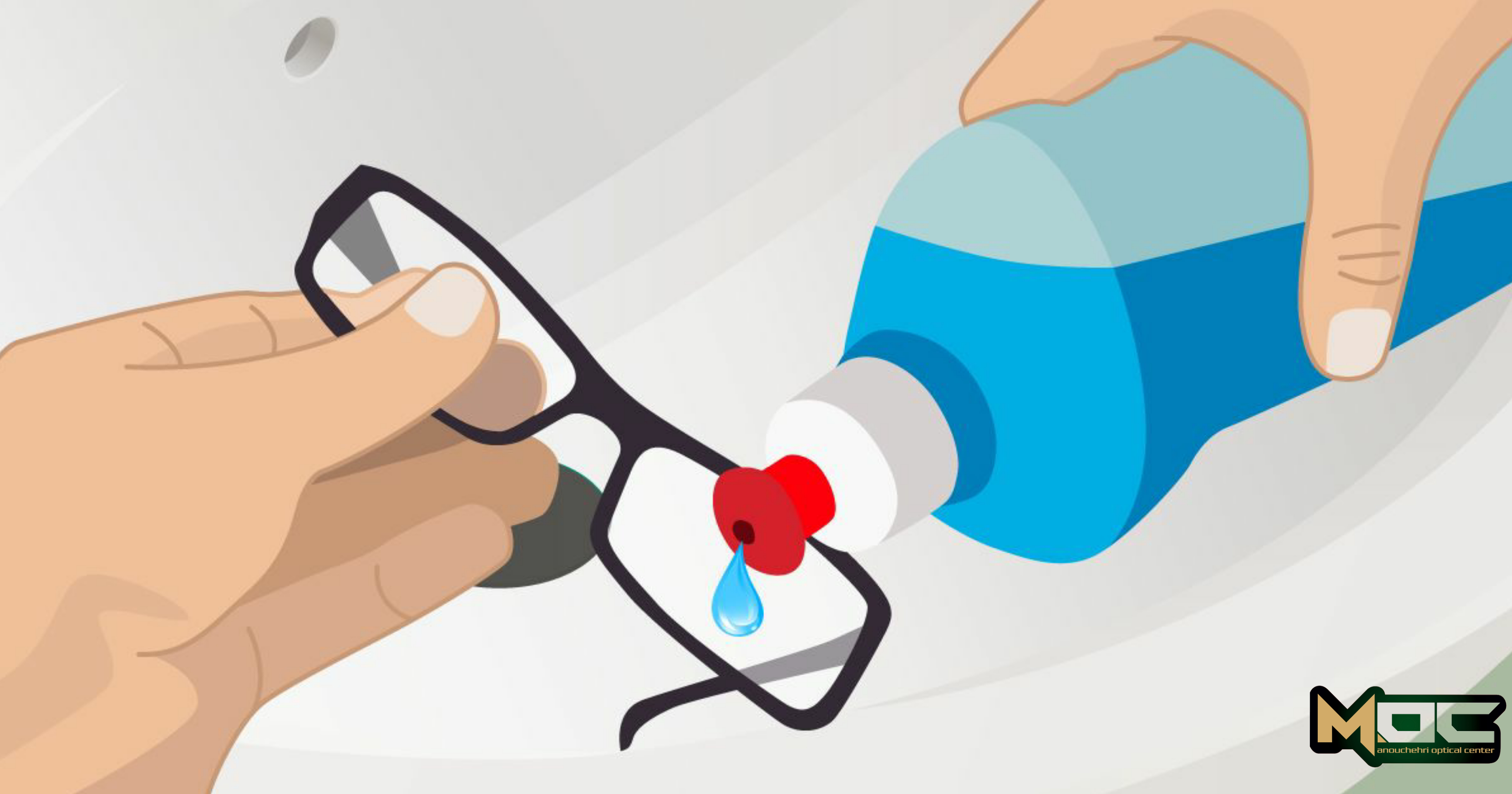 تمیز کردن عینک