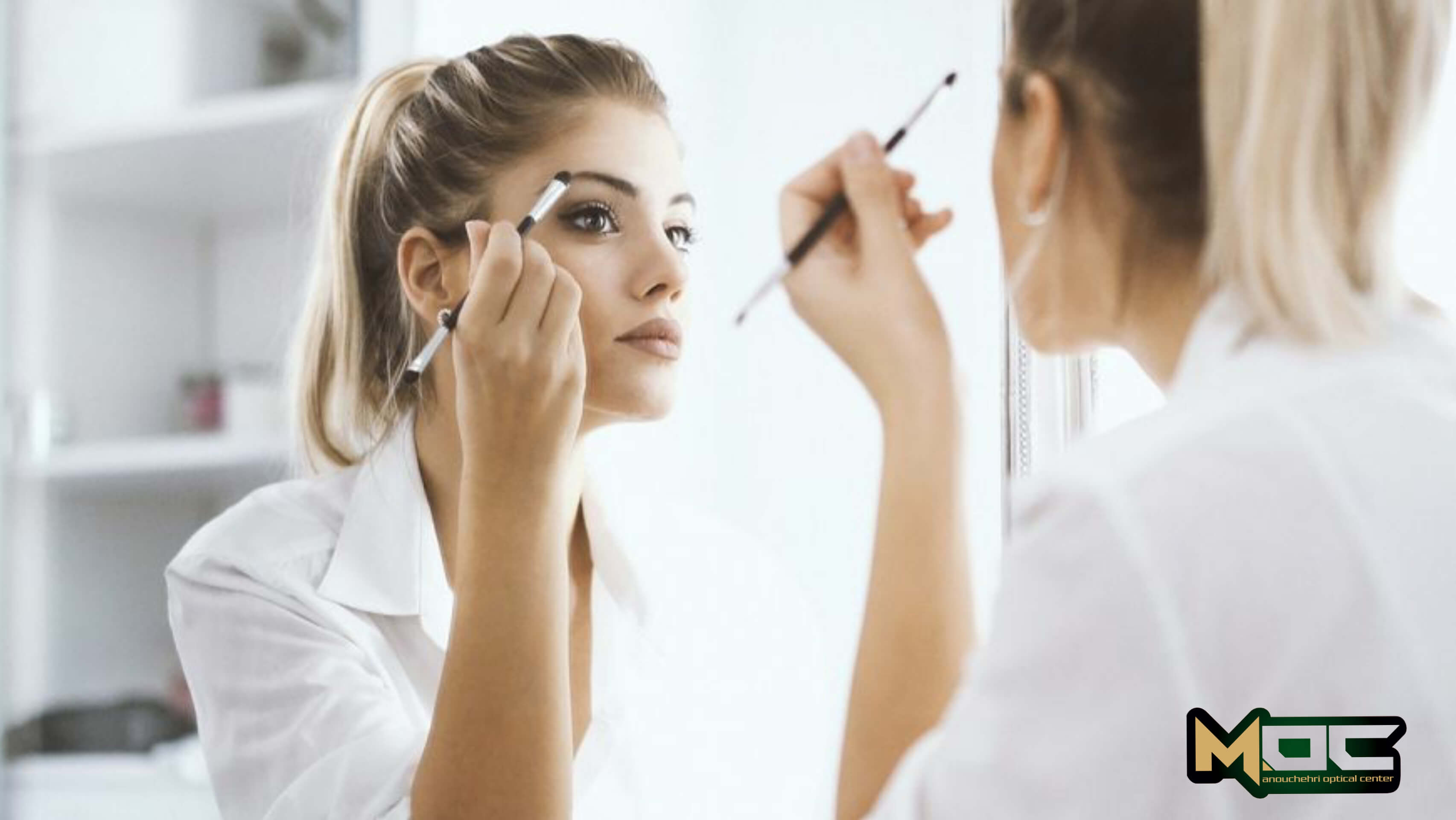 آرایش چشم برای نزدیک بین ها